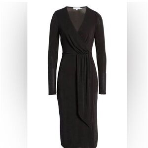 Good American shimmer wrap dress size medium